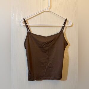 Womens Misifi Brown Camisole Top Size Medium NWT